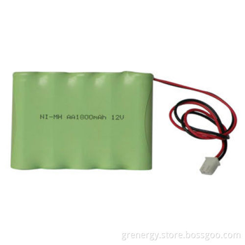 12V 1800mAh, 10S1P AA nickel metal hydride battery pack, contain 10 cells, made in Shenzhen